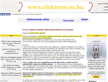 Tablet Screenshot of elektroncso.hu